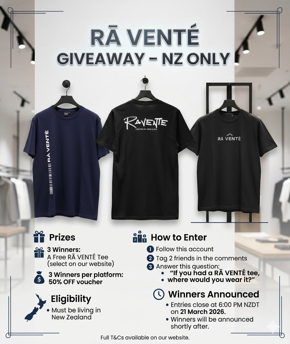 RĀ VENTÉ GIVEAWAY – NZ ONLY