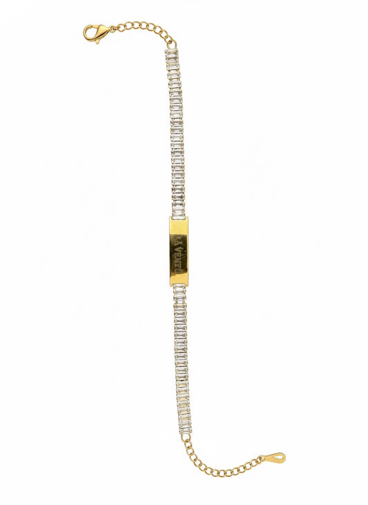 Tennis Bracelet 705 baguette zirconia