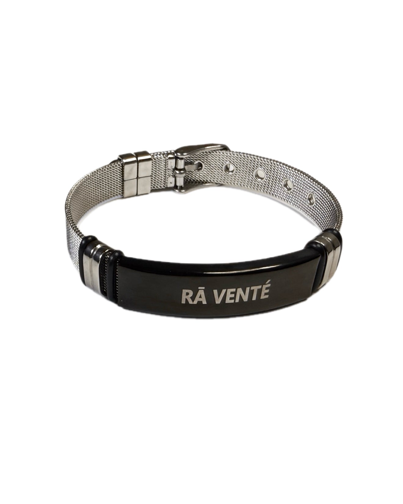 Watch Bracelet 715 Mono Black Silver