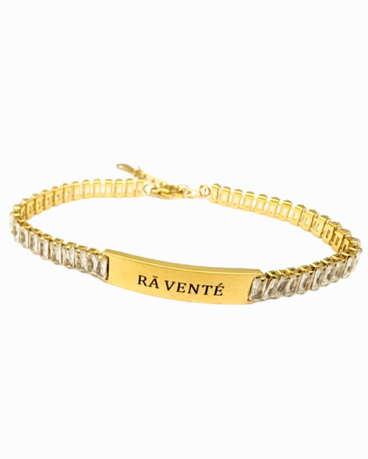 Tennis Bracelet 705 baguette zirconia