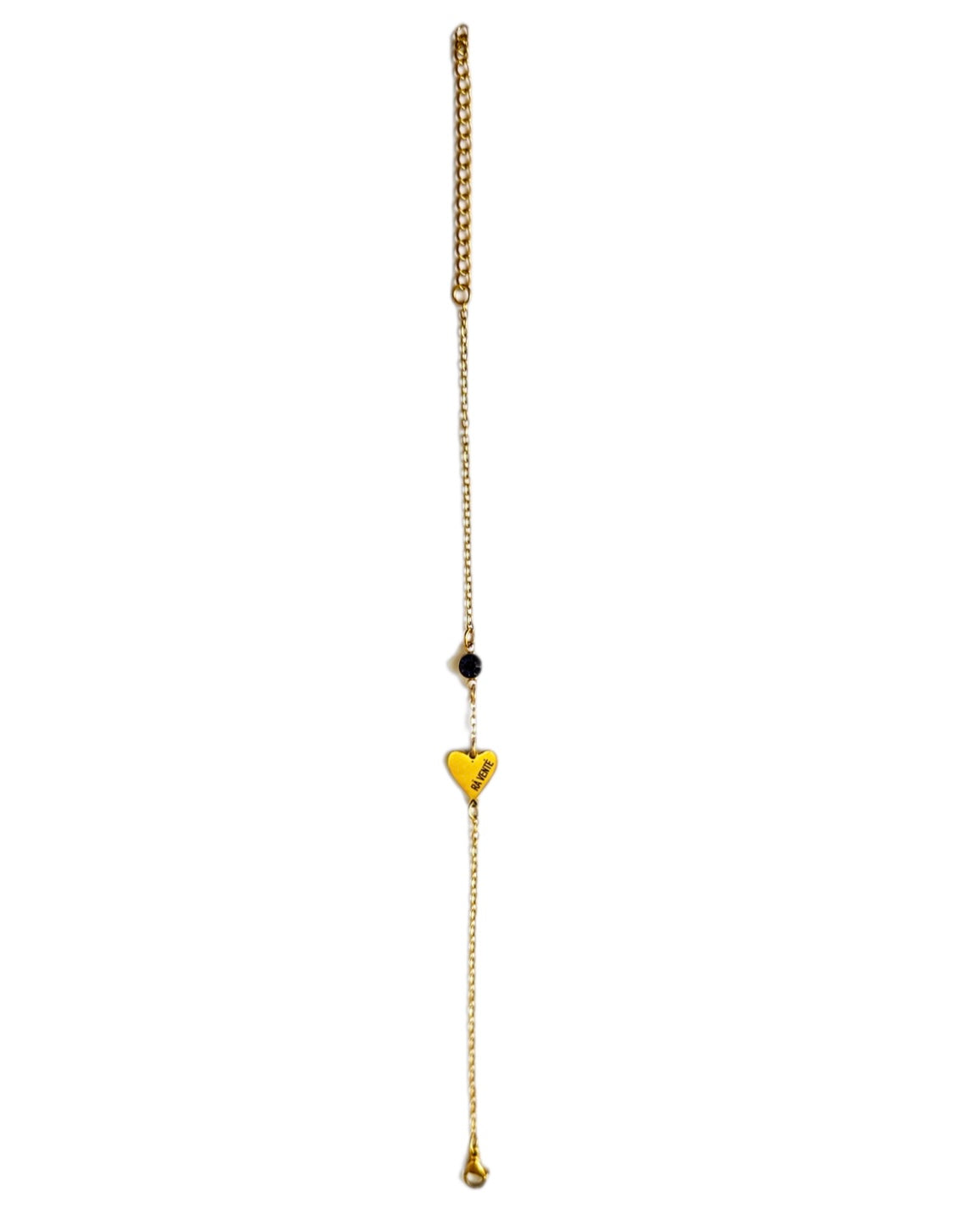 Bracelet 700 Heart with a Zirconia stone