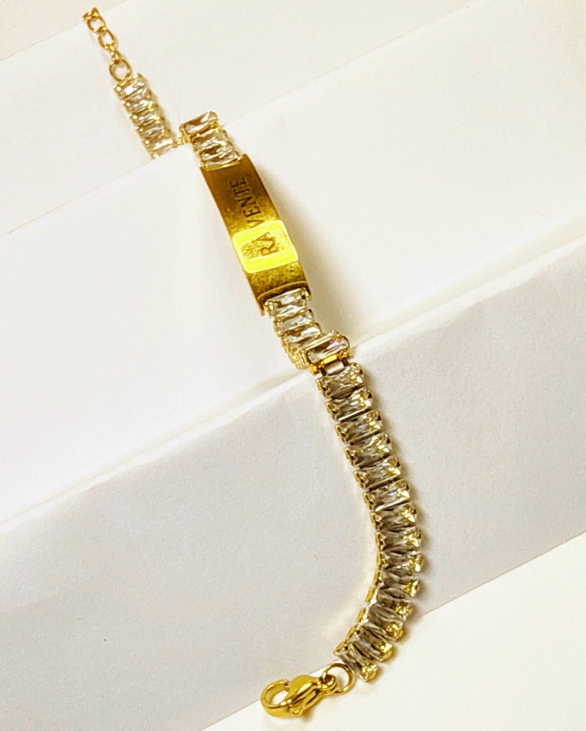 Tennis Bracelet 705 baguette zirconia