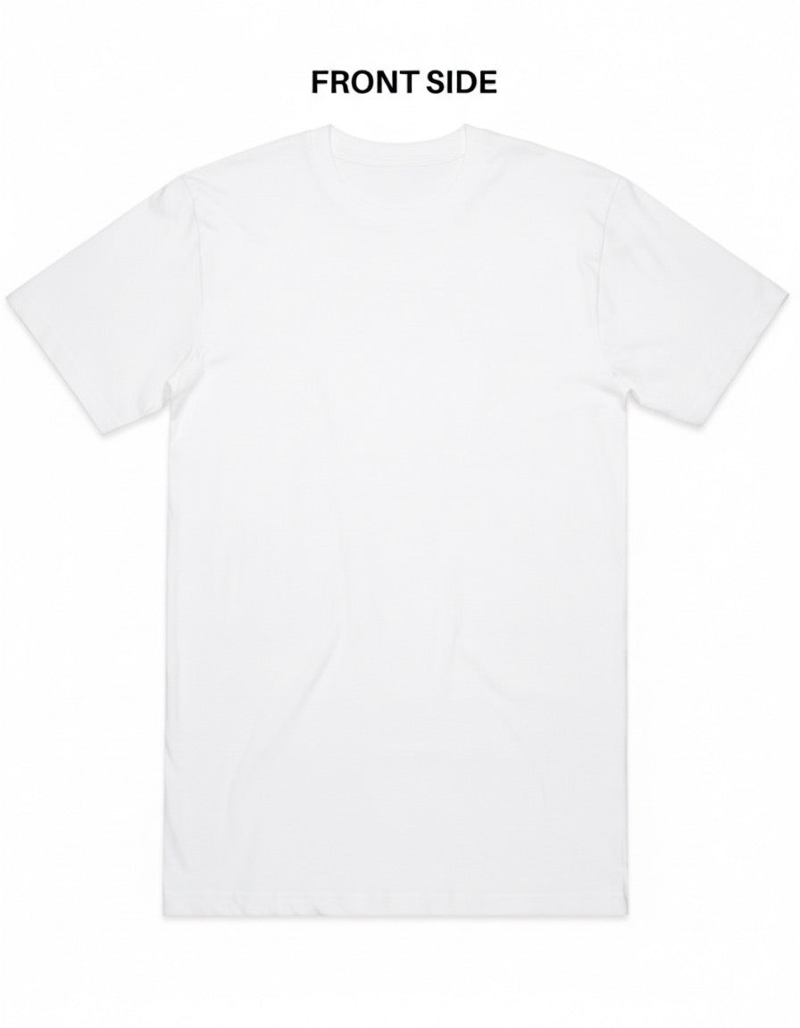 Tee 105 Arc Back White